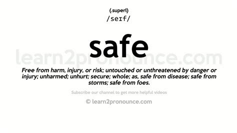 safe traduzione|safe meaning in english.